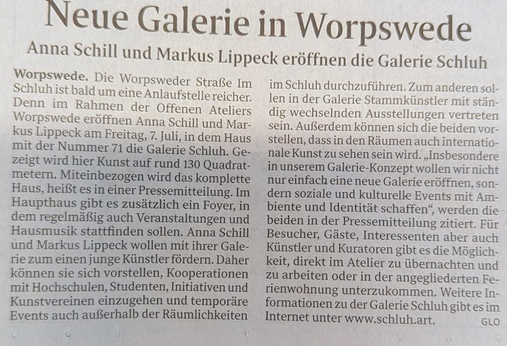 Neue Galerie in Worpswede